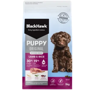 Black Hawk Dry Dog Food Original Puppy Medium Breed Lamb & Rice